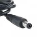 USB кабель питания (DC 5.5 x 2.1 мм.) c преобразователем 5v на 12v для роутеров, Черный