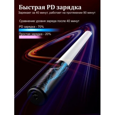 Лампа меч Led Stick RGB для фото и видео, лампа жезл для селфи, лампа LED для блогеров с пультом
