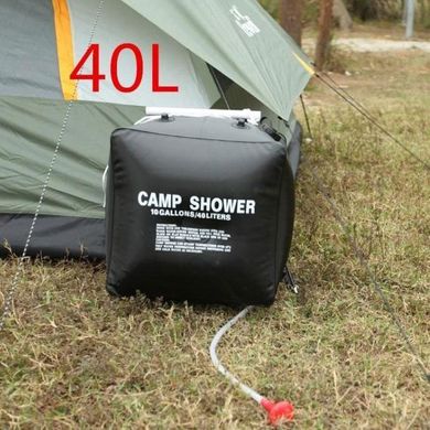 Походный переносной душ для кемпинга, туристов, дачников Camp Shower 40л, Черный