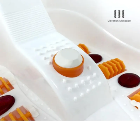 Ванночка для ног Footbath Massager Multifunction гидромассажная, помаранчевий