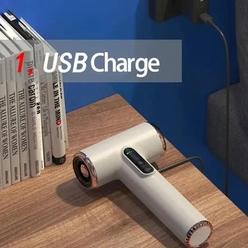 Беспроводной фен для волос с аккумуляторной батареей 200W с тремя режимами работы, с холодным/теплым воздухом