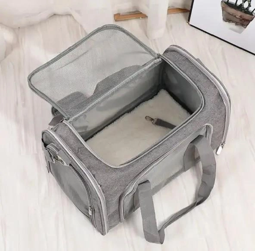 Trixie Рюкзак-переноска для кішок і собак "Connor" чорний 51x30 см