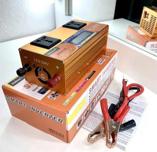 Преобразователь напряжения с 12V/24V 220V 3500W LCD SMART (EY3500W)