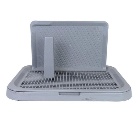 Туалет для собак із захисною стінкою 50*39 см