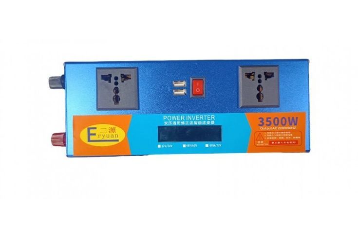 Преобразователь напряжения с 12V/24V 220V 3500W LCD SMART (EY3500W)