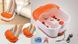 Ванночка для ног Footbath Massager Multifunction гидромассажная, помаранчевий