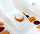 Ванночка для ног Footbath Massager Multifunction гидромассажная, помаранчевий