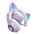 Бездротові навушники з котячими вушками Cat VZV-23M Фіолетовий