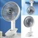 Портативный вентилятор Desktop Fan Multi Function / Аккумуляторный вентилятор на прищепке / Вентилятор мини на USB