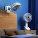 Портативный вентилятор Desktop Fan Multi Function / Аккумуляторный вентилятор на прищепке / Вентилятор мини на USB