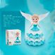 Вращающийся танцующая кукла-ночник принцесса Dancing Angel Ice Princess, Голубой