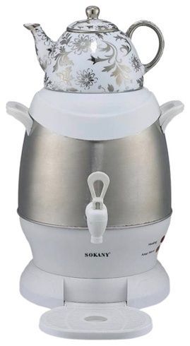 Электросамовар SOKANY SK-SH-1068 черный,белый