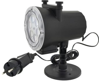 Лазерный проектор Star Shower Slide Show ZP1 (12 слайдов) + пульт, Черный
