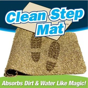Придверный супервпитывающий коврик Clean Step Mat