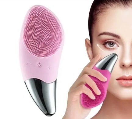 Силіконова щітка-масажер для обличчя Sonic Facial Brush, Разные цвета