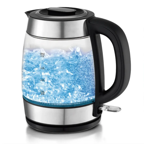 Електричний чайник Domotec MS-7946 скляний корпус 1,7 л 2200 Вт 9825