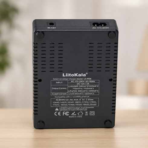 Универсальное зарядное устройство для LiitoKala Lii PD4 АА, ААА,18650, 26650, 21700 Li-Ion c LCD / Зарядное устройство с дисплеем