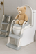 Детское сиденье для унитаза Babycare с лестницей и ручками