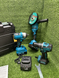 Набор 3в1 аккумуляторных инструментов в кейсе: болгарка/шуруповерт/гайковерт