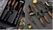 Набор кухонных ножей Kitchen utensils AND HA-177 HP227