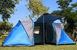 Палатка туристическая шестиместная две зоны 2055 (150+150+150)*230*h200 (для 6 человек)