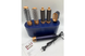 Стайлер 5в1 HAIR BRUSH Styler + Коробка з функціями об'єму, випрямлення, накручування темно-синій
