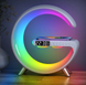 Лампа G11 Smart Light 4в1 с Bluetooth колонкой будильником и беспроводной зарядкой