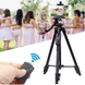 Штатив Yunteng 5208 для смартфона, планшета та фотокамери з Bluetooth-кнопкою (43-125 см)