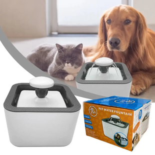 Поїлка для тварин Pet Water FOUNTAIN Автоматична напувалка - фонтан, Білий