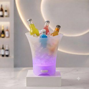 Відро для льоду, що світиться 7л / Відро з Bluetooth і підсвічуванням / Bucket Light