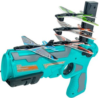 Дитячий іграшковий пістолет катапульта з літаками Air Battle