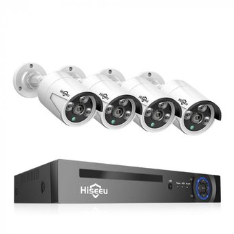 Уличный комплект видеонаблюдения на 4 камеры с регистратором DVR KIT 7004/Набор камер видеонаблюдения