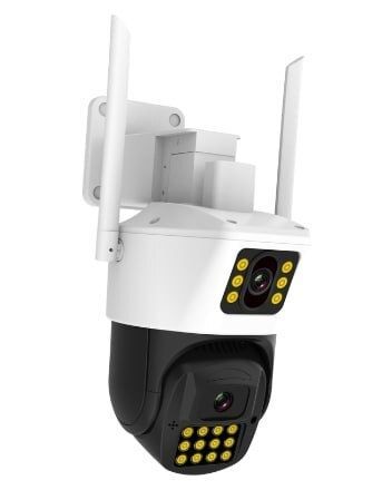 Камера 360 (P12-P6MP)-mpКамера Wifi ptz подвійний уклін 3mp+3mp= 6mp камера +12v2a power *icsee