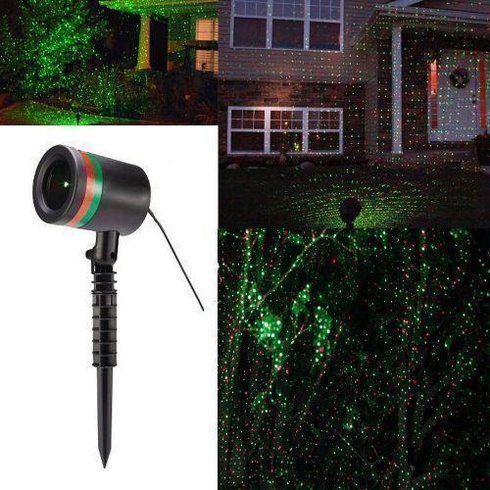 Лазерна установка-проектор Star shower laser light, новорічний проектор