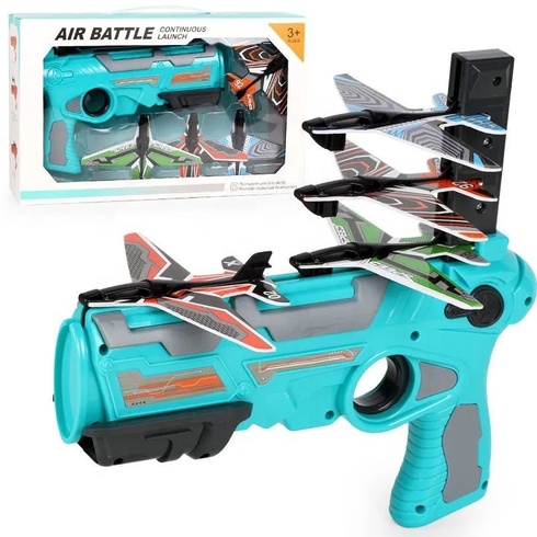 Дитячий іграшковий пістолет катапульта з літаками Air Battle