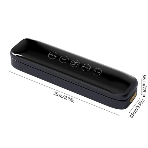 Кухонный вакуумный упаковщик Vacuum sealer Model 10 / Вакууматор для продуктов / Кухонный вакууматор 33х8,5х6см от сети