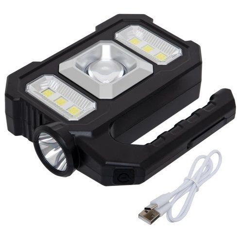 Ручной аккумуляторный LED-фонарь KJ-208 / Ручной прожектор с функцией Power Bank