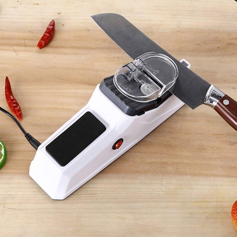 Электроточилка для ножей Electric Knife Sharpener, с USB / Электроточилка для кухонных ножей