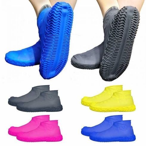 Силиконовые чехлы бахилы для обуви от дождя и грязи Waterproof Silicone Shoe М,L