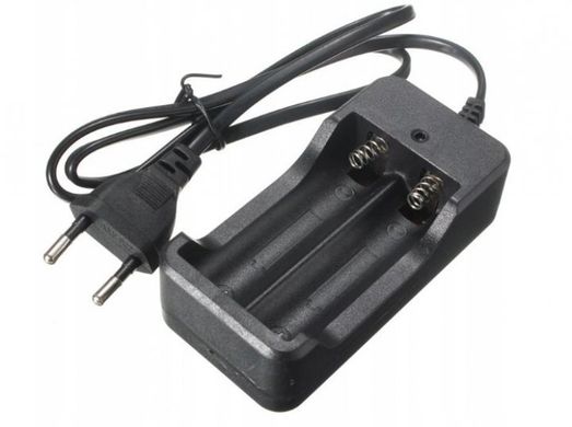 Зарядное устройство для 2 х аккумуляторов Li-Ion 18650 зарядка 2 слота/канала(4056), Черный