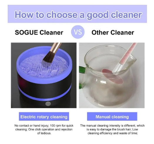 Электрический очиститель кистей для макияжа Makeup brush cleaner LY-609 инструмент для очистки кистей