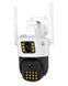 Камера 360 (P12-P6MP)-mpКамера Wifi ptz подвійний уклін 3mp+3mp= 6mp камера +12v2a power *icsee