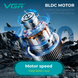 Аккумуляторная машинка для стрижки VGR V-662 золотой , 7000 RPM, 6 насадок, LED дисплей