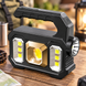 Ручной аккумуляторный LED-фонарь KJ-208 / Ручной прожектор с функцией Power Bank