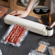Вакуумный упаковщик пищевых продуктов Vacuum Sealer с сенсорным дисплеем + 10 пакетов