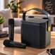 Портативная караоке Bluetooth-колонка Koleer+2 беспроводных микрофона 100 Вт