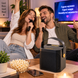 Портативная караоке Bluetooth-колонка Koleer+2 беспроводных микрофона 100 Вт