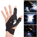 Перчатки со встроенным фонариком Glove Light перчатки с фонариком, Черный