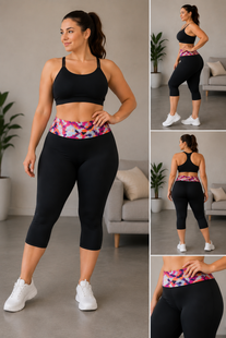 Коригувальні бриджі Hot shapers троянди Розмір L / Легінси жіночі для спорту, фітнесу, прогулянок