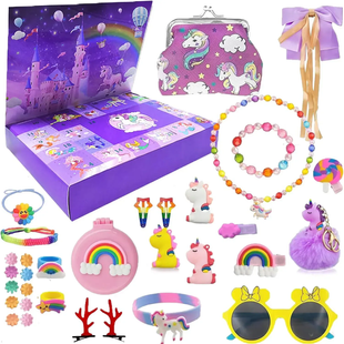 Детский адвент-календарь Unicorn Magic 24 ячейки / подарочный набор